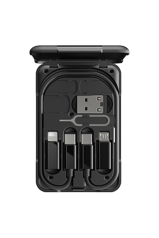 Lenyes LB606 Type-C - Lightning& - Micro - USB Çoklu Kablo Seti