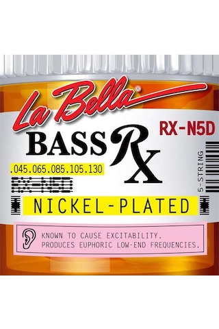 La Bella Lb-rx-n5d Bas Gitar Teli Rx Serisi 5 Telli Standart Kalınlık 45-130