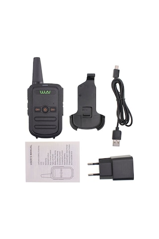 Wln KD-C51 16 Kanal Siyah Kasa Tekli El Telsizi