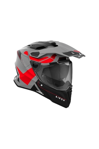 Airoh Commander 2 Reveal Red Fluo Matt Kask Mat Kırmızı