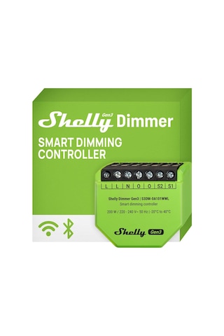 Shelly Dimmer Gen3 Akıllı Led Dimmer Kontrol Rölesi