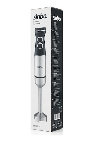 Sinbo Çubuk El Blender Seti - Çelik Uçlu - Güçlü Performans Diğer