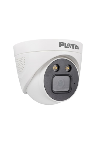 Dome Kamera Plato Pl-22996 5mp Color Vu Mikrofonlu 3.6 Mm 2 Atom Led Plastik Kasa Ahd