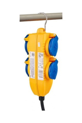 Brennenstuhl Power-block Serisi 4 Soketli 230v/16a Ip54 Dış Mekana Uygun Fiş Ucu Kablosuz