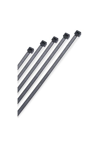 Siyah Plastik Kablo Bağı, 3.6x370 Mm, 100 Adet Paket, Cırt Kelepçe Genel