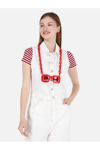 Colins Beyaz Kadın Pantolon Cl1069642 Q1.v1 Dn43471 Denim