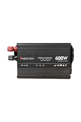Herotech 600  W Watt 12V Modifiye Sinüs İnverter