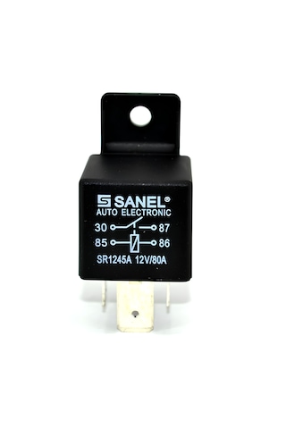 Sanel Sr1245 Güç Rölesi 12v 80a Güç Rölesi Yedek Parçalı Güçlendi