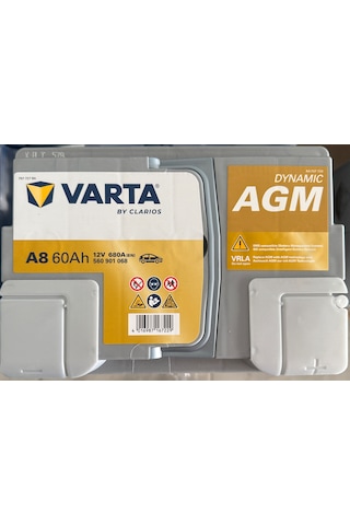 Varta / A8 Agm 60 Amper Start-stop Akü 2025 Tarihli