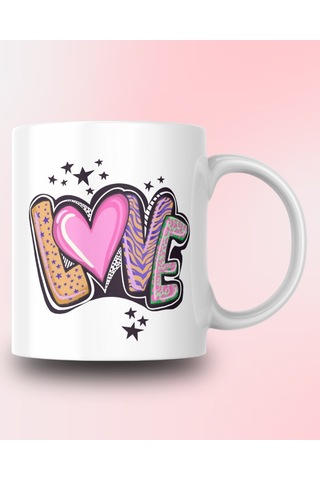 Love Tasarım Kupa Bardak