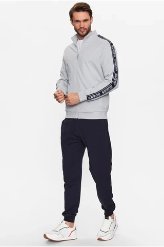 Guess Full Zıp New Arlo Sweatshırt Gri