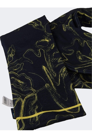 Fenerbahçe Kadin Palamut Pattern Atki Lacivert-sarı