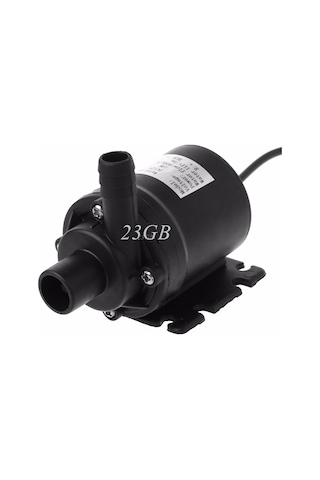12 Volt Süs Havuzu Pompası Saatte 800 Litre Kapasiteli 8 x 4.5 x 6.5 CM