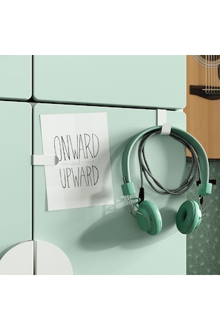 Ikea Lätthet Kanca Ve Klips, Beyaz, 2 Adet