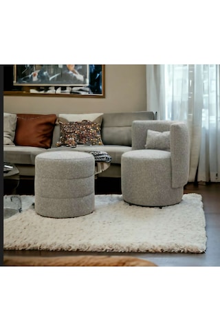 Relax Tedyy Bir Berjer Bir Puf 6999