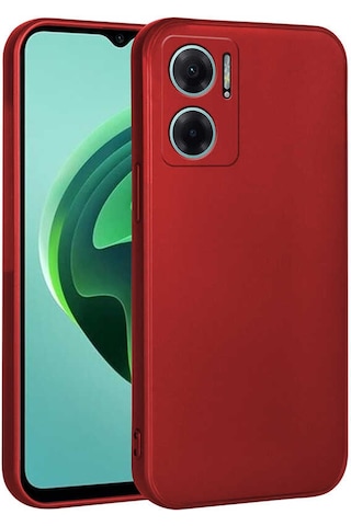 Xiaomi Redmi 10 5g Kılıf Zore Premier Silikon Kapak Kırmızı