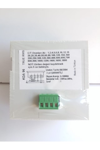 DİJİTAL ÜNİVERSAL AMPERMETRE 96X96