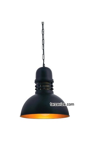 Tarzavize Trt14 Dekoratif Siyah Retro Sarkıt Avize