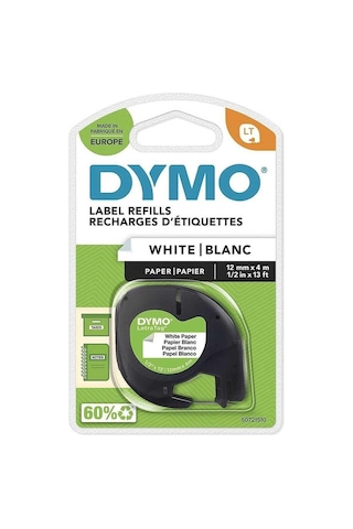 Dymo Letratag Beyaz Kağıt Etiket 59421 10'lu Paket