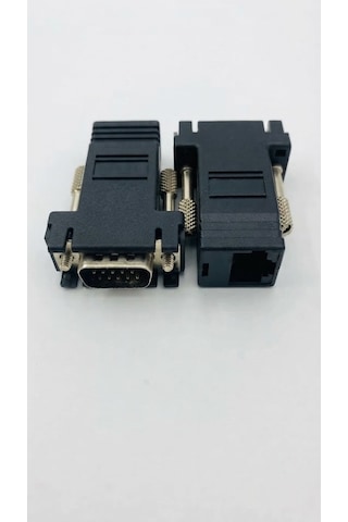 Vga To Rj45 Ethernet Network Extender / Erkek Dönüştürücü Adaptör