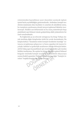 Komplo Teorilerine Neden İnanırız : Komplo İnançlarının Psikolojisi Üzerine