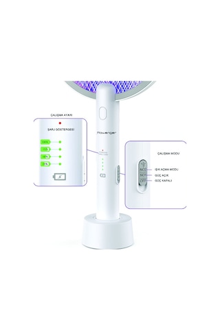 Rowenger WD-942 USB Şarjlı Işıklı Elektrikli Sivrisinek Öldürücü