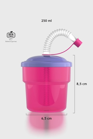 Renga Fizbo 250 Ml Pipetli Pp Bebek Bardak 221007 Pembe - Mor