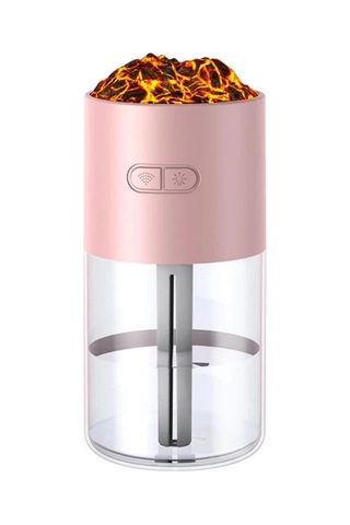 Divex Yanardağ Görünümlü Hava Nemlendirici Volcano Humidifier Pembe H-42