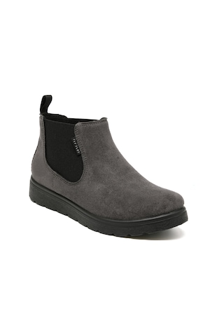 Antracıte Bot Kadın 45 U33 Vx Fly Flot Cloth Woman Ankle Boot Anthracite Antrasit