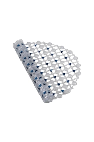 Efe Mark Eko Serisi Banyo - Küvet İçi Kaydırmaz Vantuzlu Oluklu Oval Paspas 63 X 34 Cm, Mavi Diğer