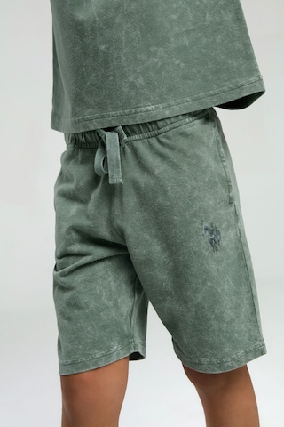 U.s. Polo Assn Erkek Çocuk Bermuda Takım Us2036 Yeşil