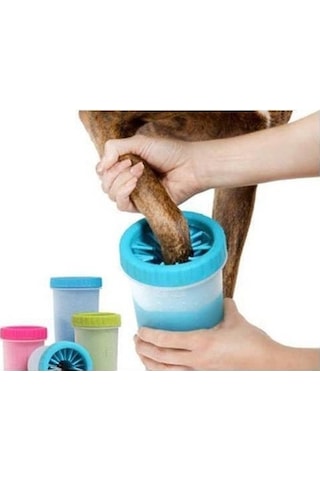 Pembe Karınca Soft Gentle Köpek Pati Yıkama Temizleme Aparatı Küçük Boy 11 x 9 CM