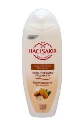 Hacı Şakır Badem Sütlü Kuru ve Yıpranmış Saçlar İçin Şampuan 500 ML