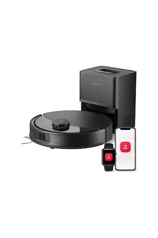 Roborock Q8 Max Pro Plus Akıllı Robot Süpürge Siyah