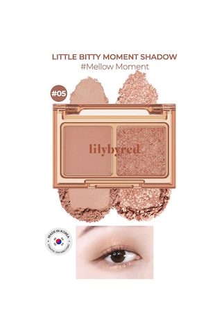 Lilybyred 2’Li Mat / Parlak Far Paleti Little Bitty Moment Shadow 05 Mellow Moment Mat / Parlak