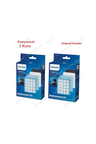 Phılıps Uyumlu Fc 9323 Powerpro Compact Hepa Filtre Seti 2 Kutu (380960120)