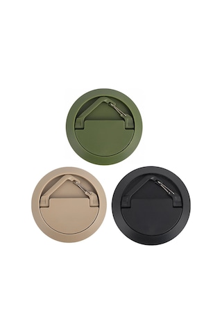 Monyee Kampanya Dış Mekan Manyetik Kanca - Çadır Feneri Sabitleyici, Araç Asma Kancası, Delme Gerektirmeyen, Siyah Siyah