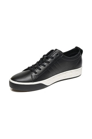 Greyder 13292 Siyah Hakiki Deri Erkek Sneaker Siyah