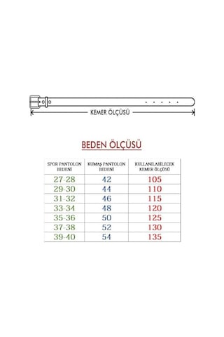 Trend Hakiki Deri Erkek Spor Kemer 4.5Cm Siyah 0160