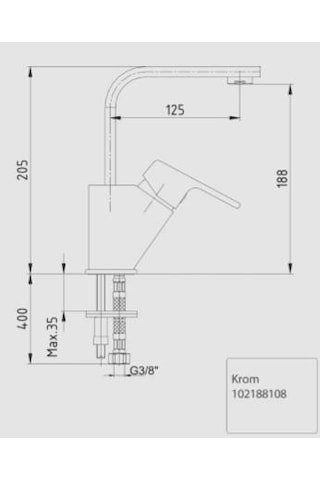 Ar Lunetta Lavabo Bataryası 102188108