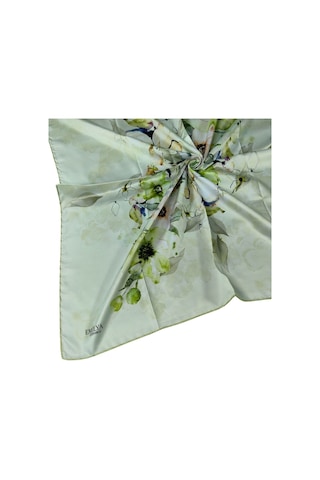 Mim Eşarp Emilya Rayon Çiçek Desenli Eşarp 90x90 Cm Yeşil