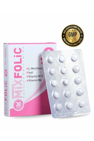 Mixfolic Takviye Edici Gıda 30 Tablet