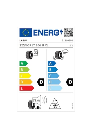 Lassa 225/65R17 106H XL M+S 3Pmsf Multiways Dört Mevsim Lastiği 2026