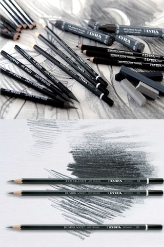 Lyra Art Design Profesyonel Dereceli Kalem 6'lı Set