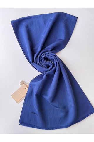 Saks Mavi Pierre Cardin Cotton Şal Saks Mavisi