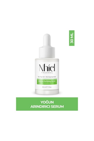 Nhiel Thermal Kızarıklık ve Akne Karşıtı Cilt Bakım Serumu 30 ml | %5 Niasinamid + Çay Ağacı Yağı