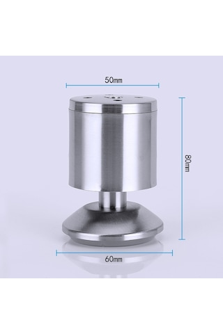 Paslanmaz Çelik Tel Çekme Kalınlaşmış Sütun Kanepe Mobilya Dolabı Ayak, Yükseklik: 80mm Diğer