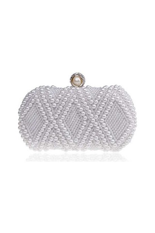 Wondernest Kadın Moda Ziyafet Parti Parfüm İnci Çanta Tek Omuz Crossbody Çanta Altın