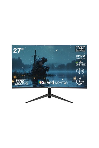 2756c200 27\"1ms 200hz Freesync/g-sync Fhd Led 2x Hdmı 1x Dp Va Curved Gaming Monitör-132833