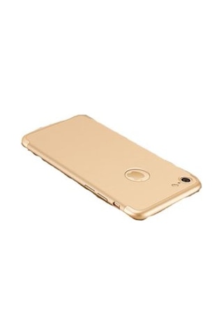 Zore Apple Uyumlu iPhone 7 İle Ays Sert Kılıf Gold Gold